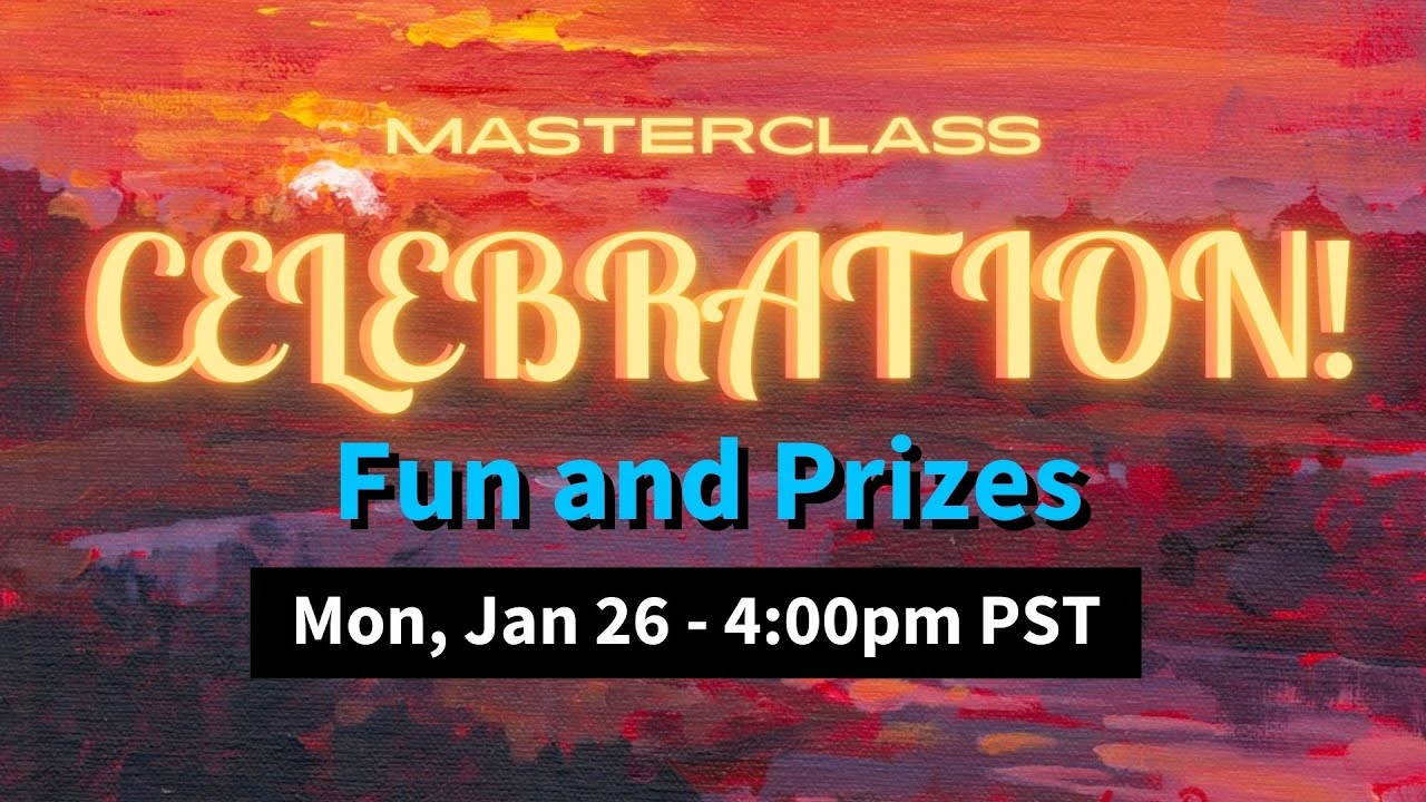 Radiant Acrylic Masterclass - CELEBRATION & Grand Prize!