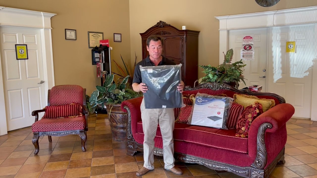 Gel cushion for wheelchair