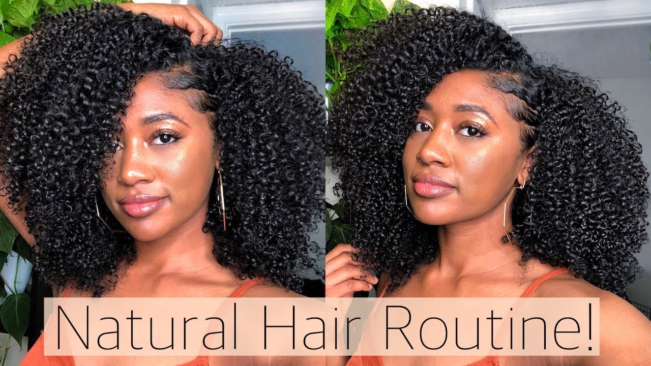 ☃️My Winter Natural Hair Routine (Updated)| Moisturized + Shiny Curls!