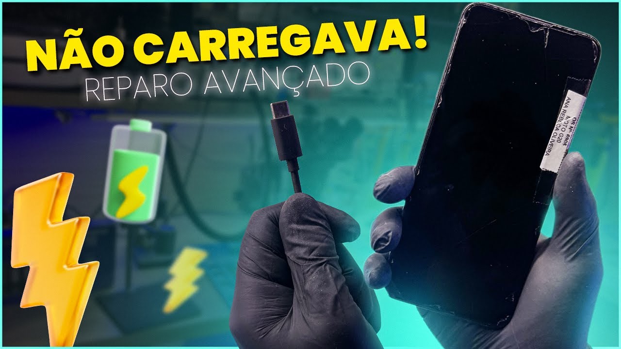 Moto G20 Não Carrega Com Problema na Placa! (100% Resolvido)