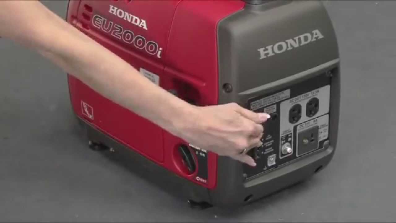 Honda EU2000i Portable Generator Operation