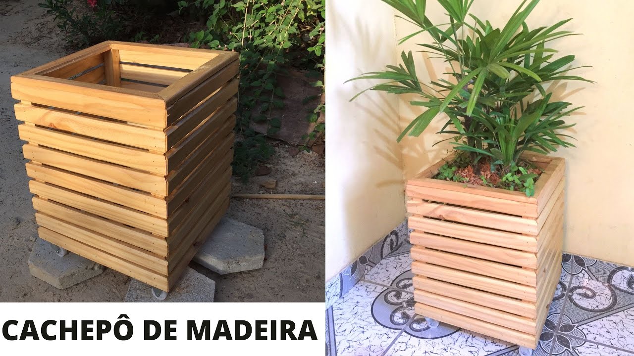 ✅DIY: CACHEP&Ocirc; DE MADEIRA