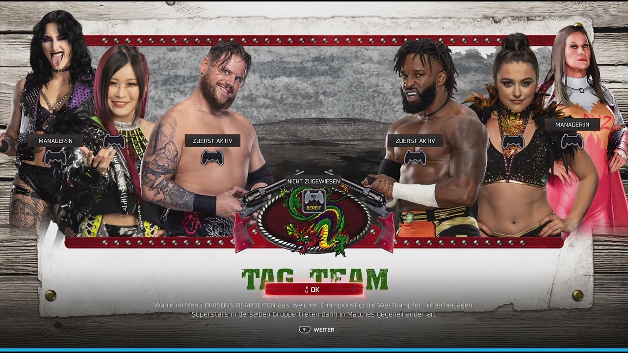 WWE 2K25 MTT Season 2Show 49 #wwe2k25 #wwe #wrestling