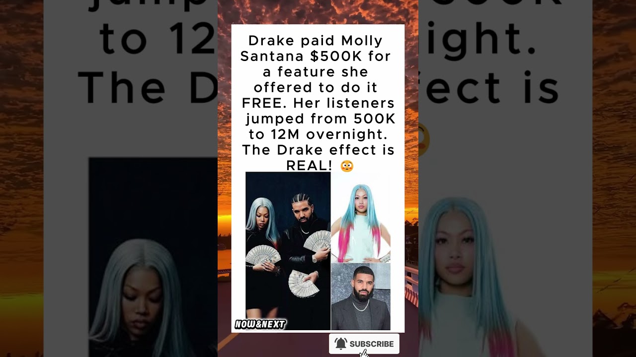 Drake's $500K Stimulus Package 😳 #shorts #Drake #MollySantana #Iceman