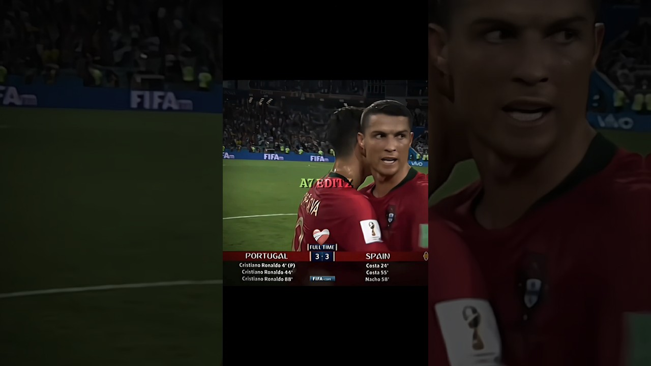 The day Ronaldo cooked Spain 🥶 