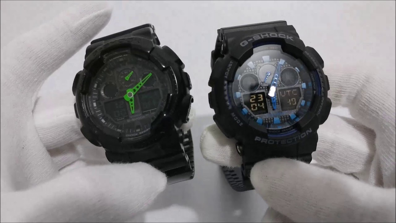 La mejor manera de comprobar tu reloj G Shock Casio GA100  original vs replica