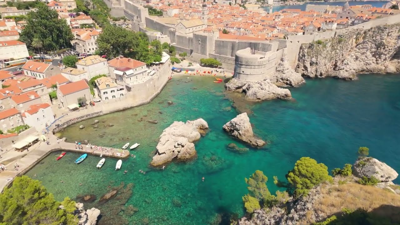 Dubrovnik,Croatia...or King's landing,as Game of thrones fans like to call it.4K cinematic video.