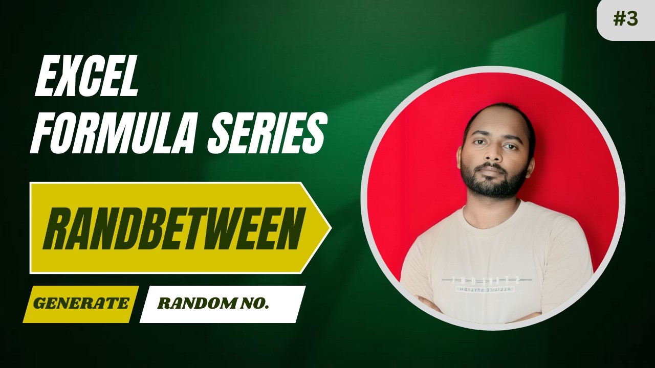 How to Use RANDBETWEEN Formula in Excel | Generate Random Numbers Easily (Hindi)