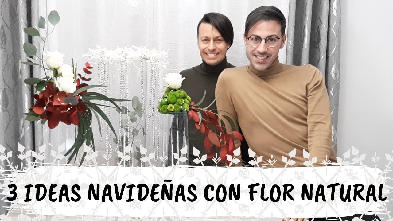 3 IDEAS NAVIDEÑAS PARA JARRONES CON FLOR NATURAL / ORJO'S HOME