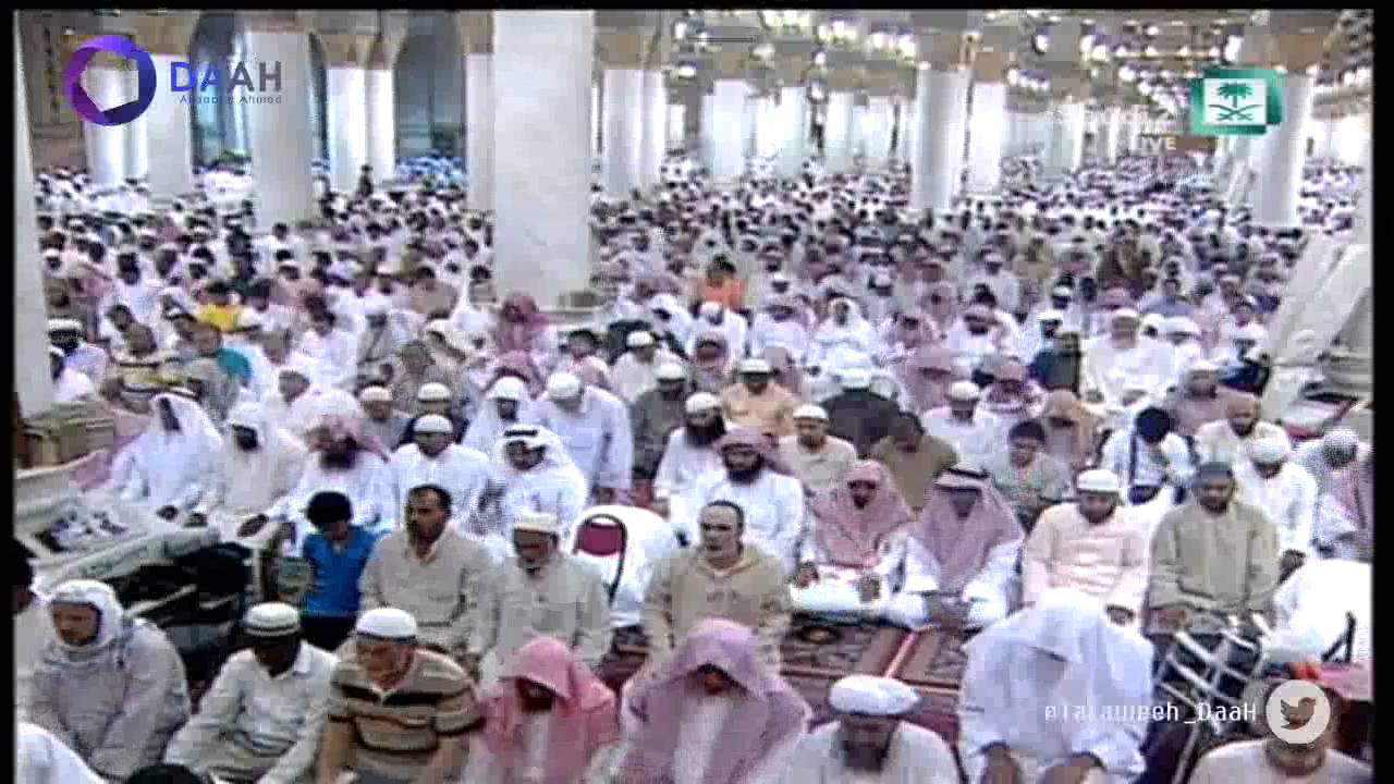 صلاة التهجد من المسجد النبوي للشيخ صلاح البدير ليلة 25 رمضان 1435