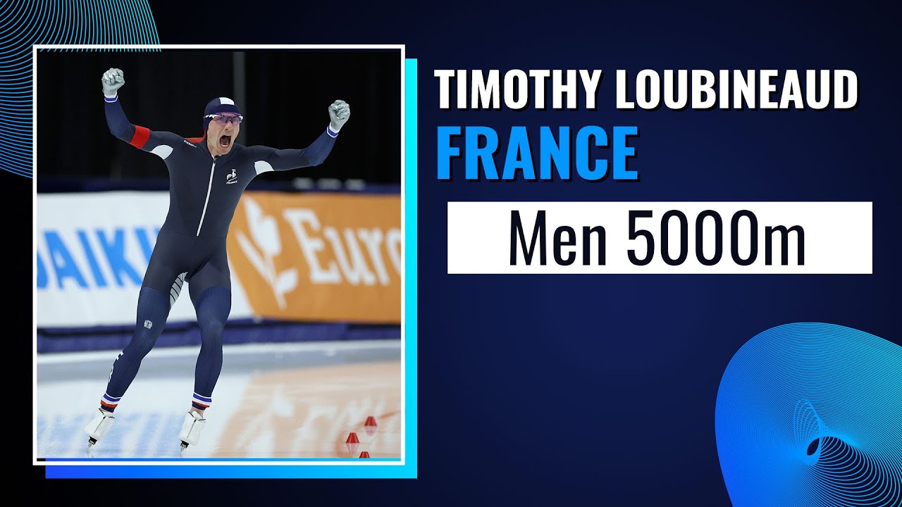 Timothy Loubineaud Sets a New World Record! | Men 5000m | Salt Lake City 2025 | #speedskating