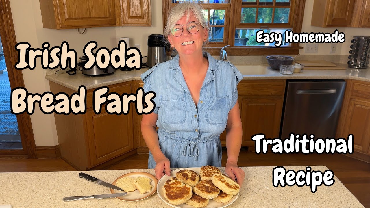 Irish Soda Bread Farls Recipe Traditional Easy No-Yeast Skillet Bread
