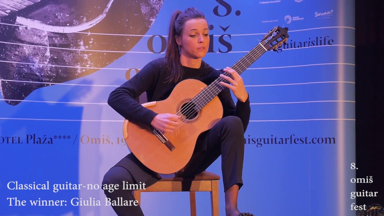 Omis guitar fest 2017. - Classical guitar - Giulia Ballare (Winner)
