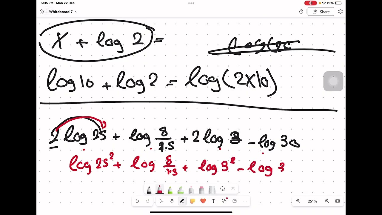 Sec 2 logarithm part 2