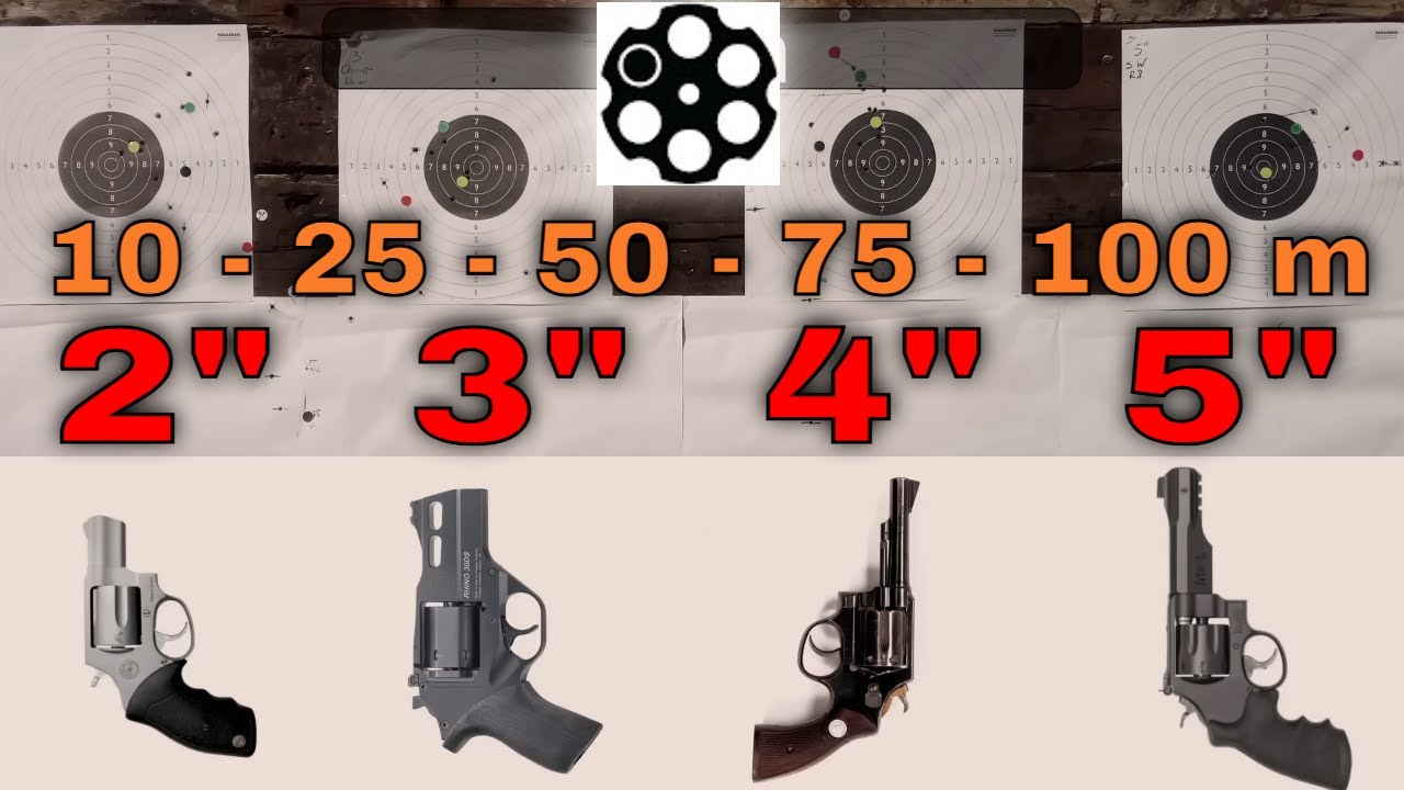 .38 SPC cztery rewolwery na dzikim dystansie