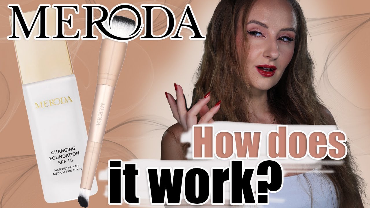 Обзор тонального крема Meroda Changing Foundation! Давайте проверим! Примерка + тест на стойкость