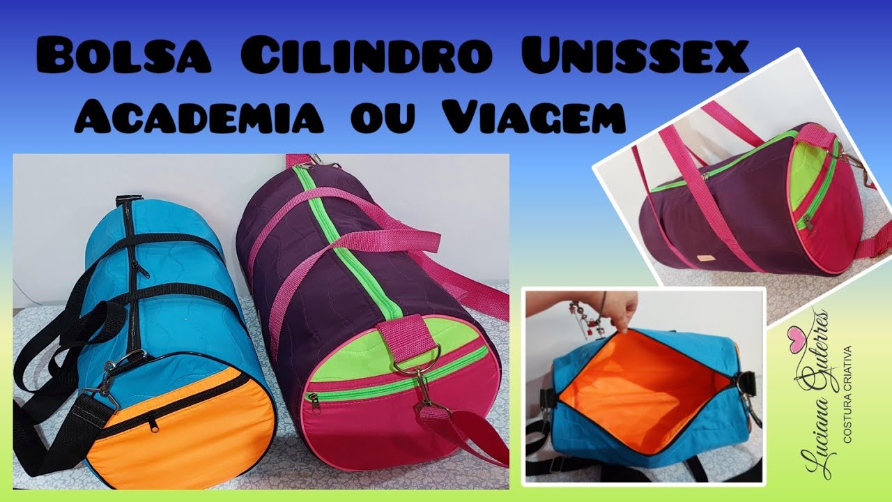 Bolsa Cilindro Unissex - Academia ou Viagem