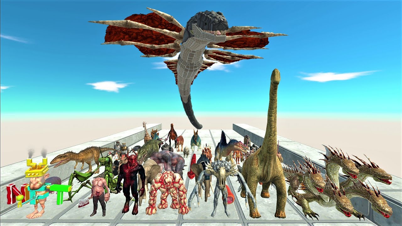 Last Survivor. Touched out, Flat long straight course 2nd! | Animal Revolt Battle Simulator