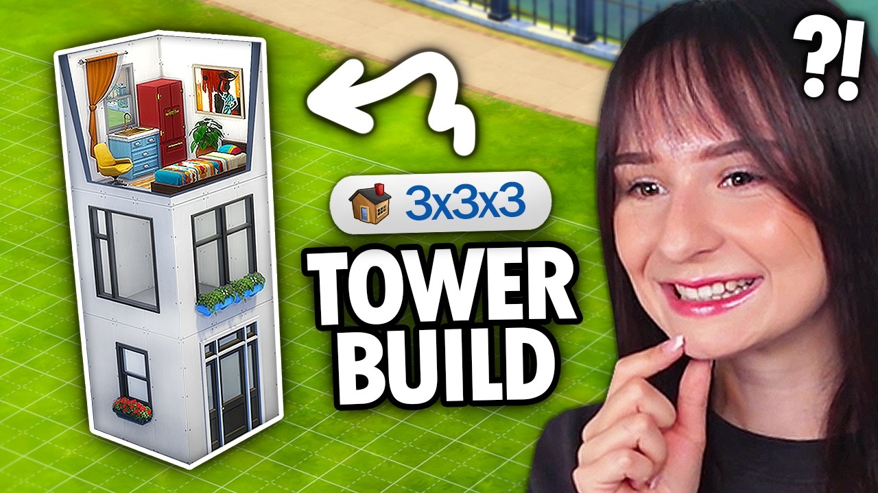Can I build a 3x3x3 MICRO HOME build challenge in The Sims 4