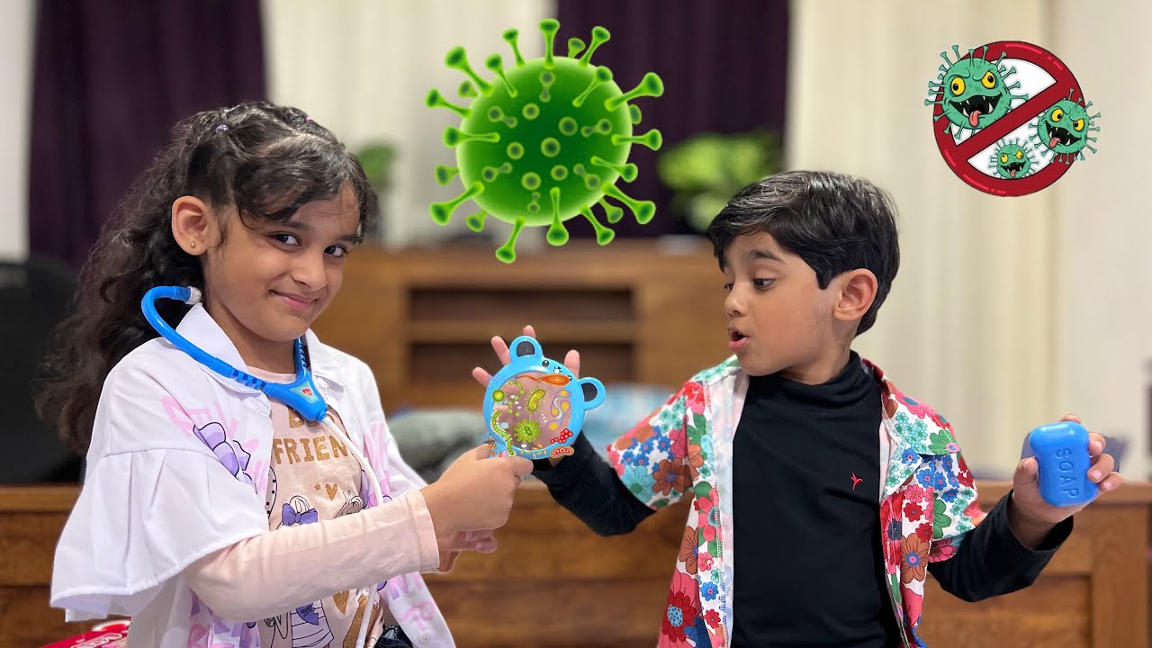 Doctor Marwah 👩&zwj;⚕️ || Germs Attack 🦠 | Importance of Washing hands 🙌