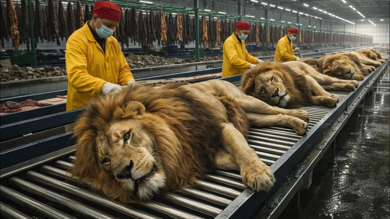 Inside the Lion Leather Production Industry | Inside Factory Reality 