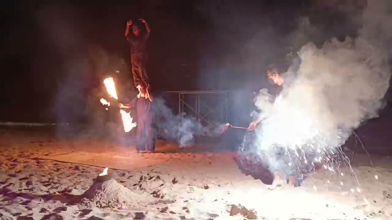 Фаэр Шоу 13.02.2026 Краби, Тай, Пляж АО Нанг