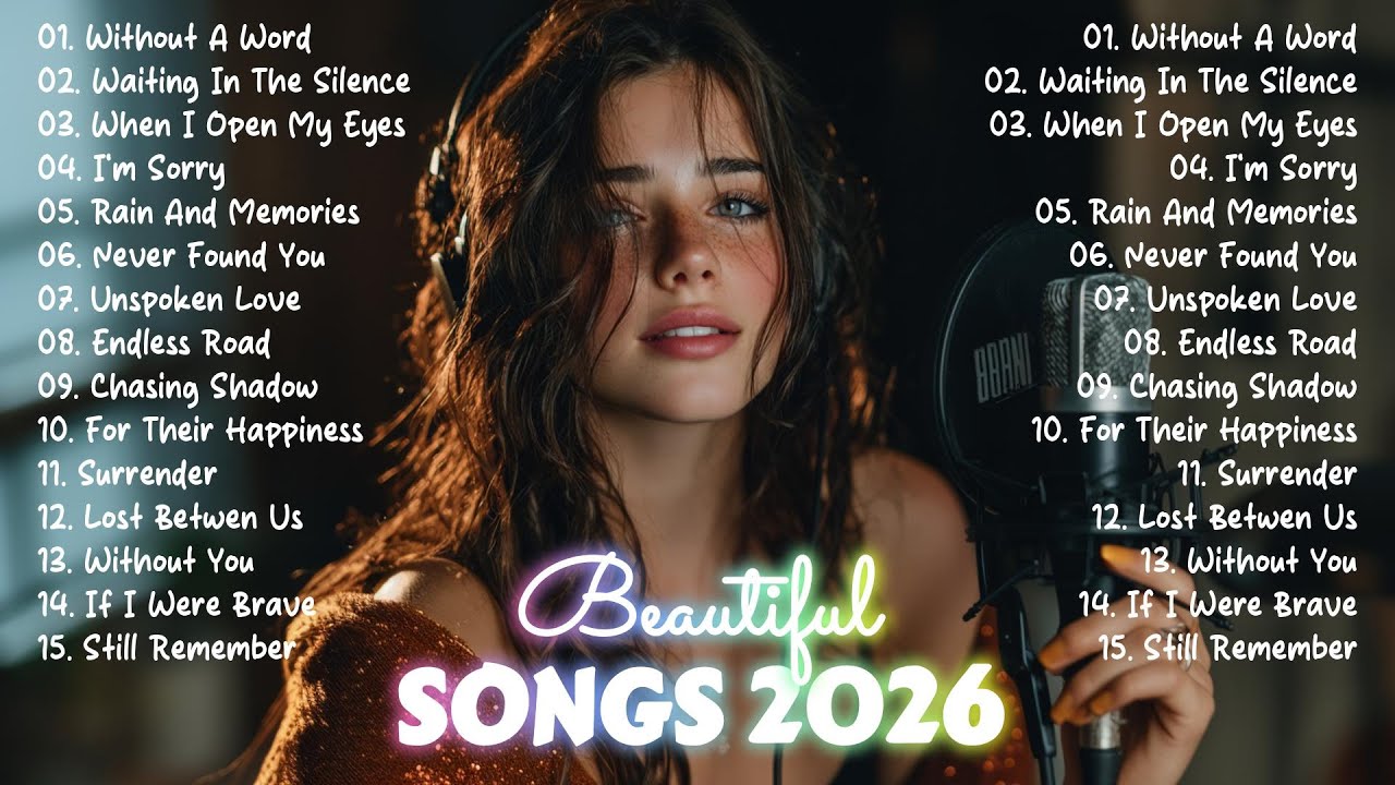 Beautiful Emotional Songs 🎵 Soft, Calm & Heartfelt Love - Top Sad Songs Playlist 2026