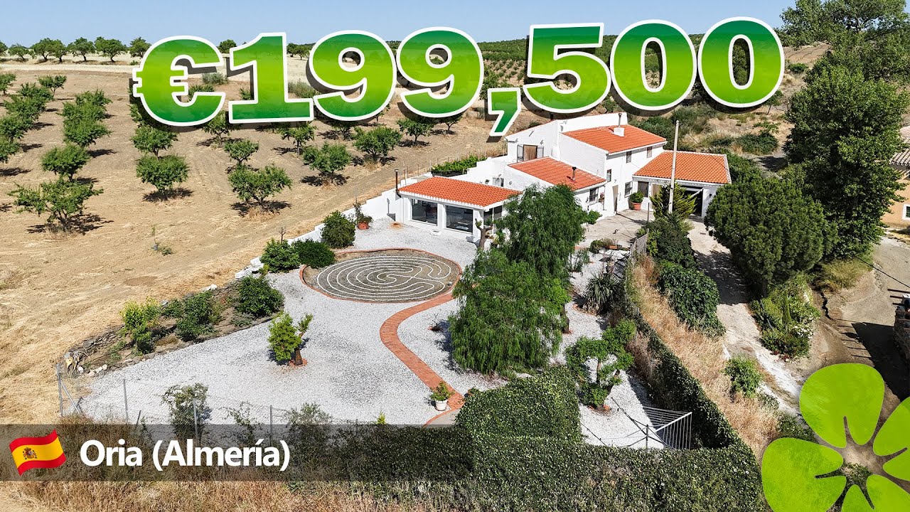 SOLD! - HOUSE TOUR SPAIN | Country house with annex in Oria (Almería) @ €199,500