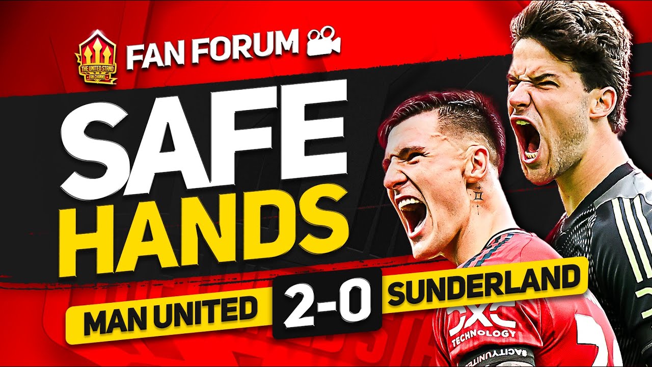 Sesko & Lammens SHINE! Man United 2-0 Sunderland | LIVE Fan's Forum