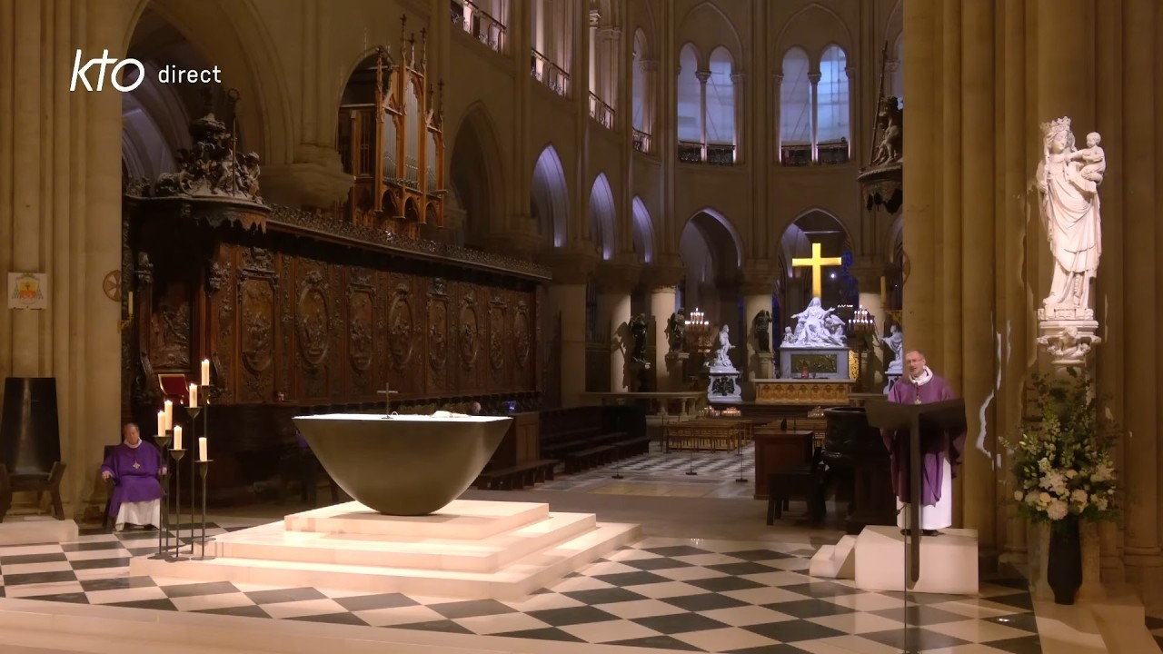 Messe du 23 février 2026 à Notre-Dame de Paris