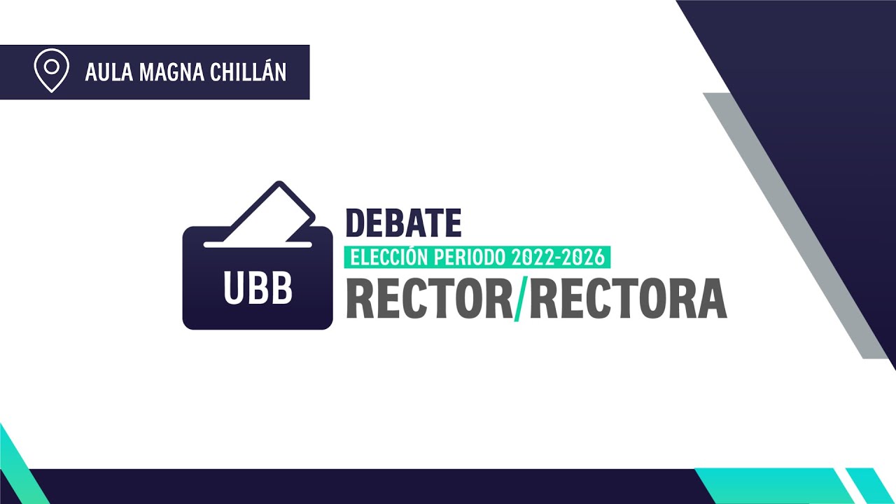 Debate de Candidata/os a la Rectoría Universidad del Bío-Bío