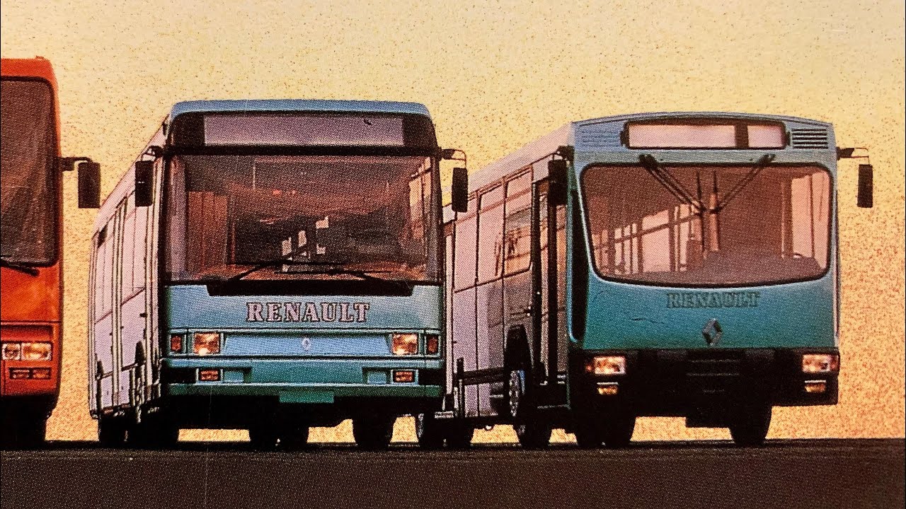 Renault Autobus Export PR180.2 R312 Allemagne Saarbrücken Dresden / PR100.2 Reykjavik Caracas bus