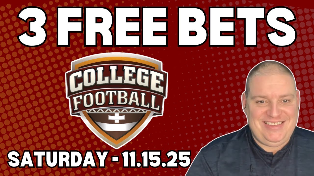 Saturday 3 Free NCAAF Betting Picks & Predictions - 11/15/25 | Craig's CFB Picks & Predictions