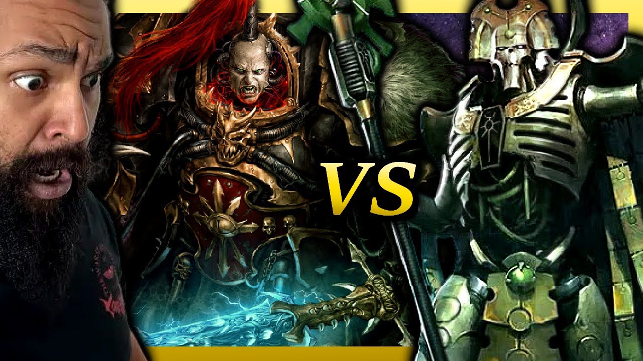 Abaddon’s Black Legion vs The Necrons | Warhammer 40k Lore