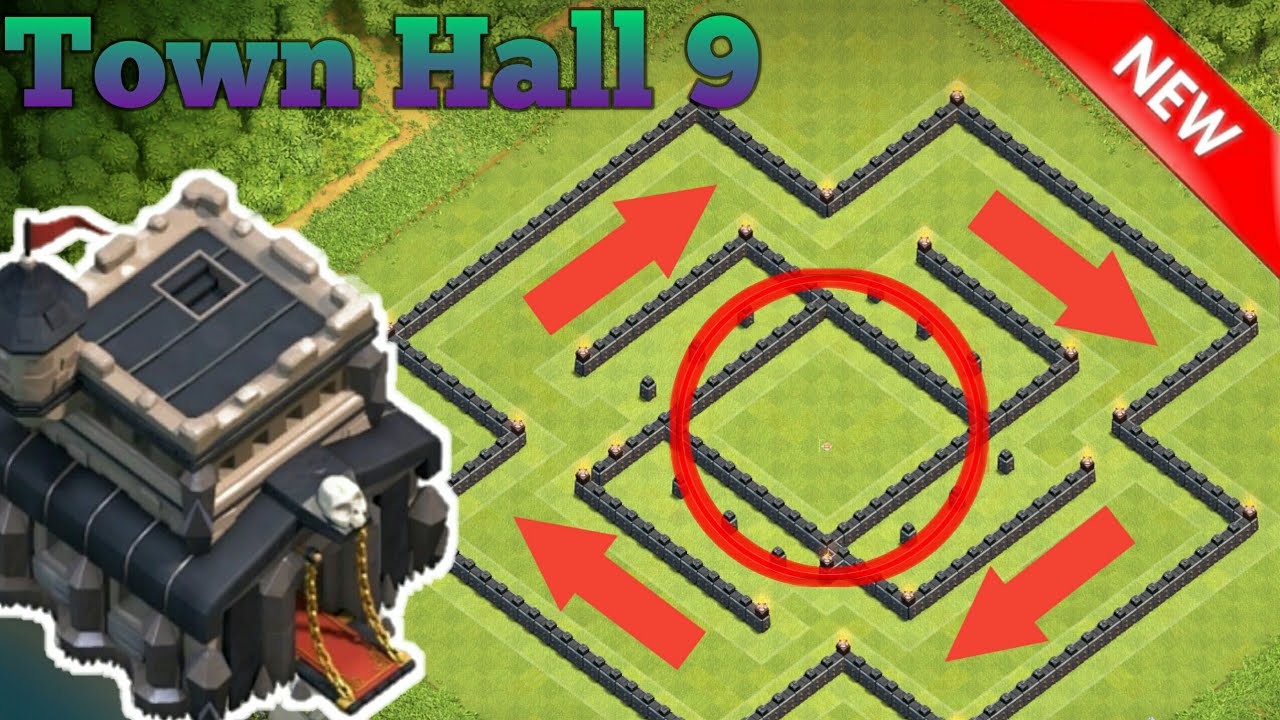 Clash of Clans | UNBEATABLE Th9 Trophy Base Design 2017 | Clash of Clan base