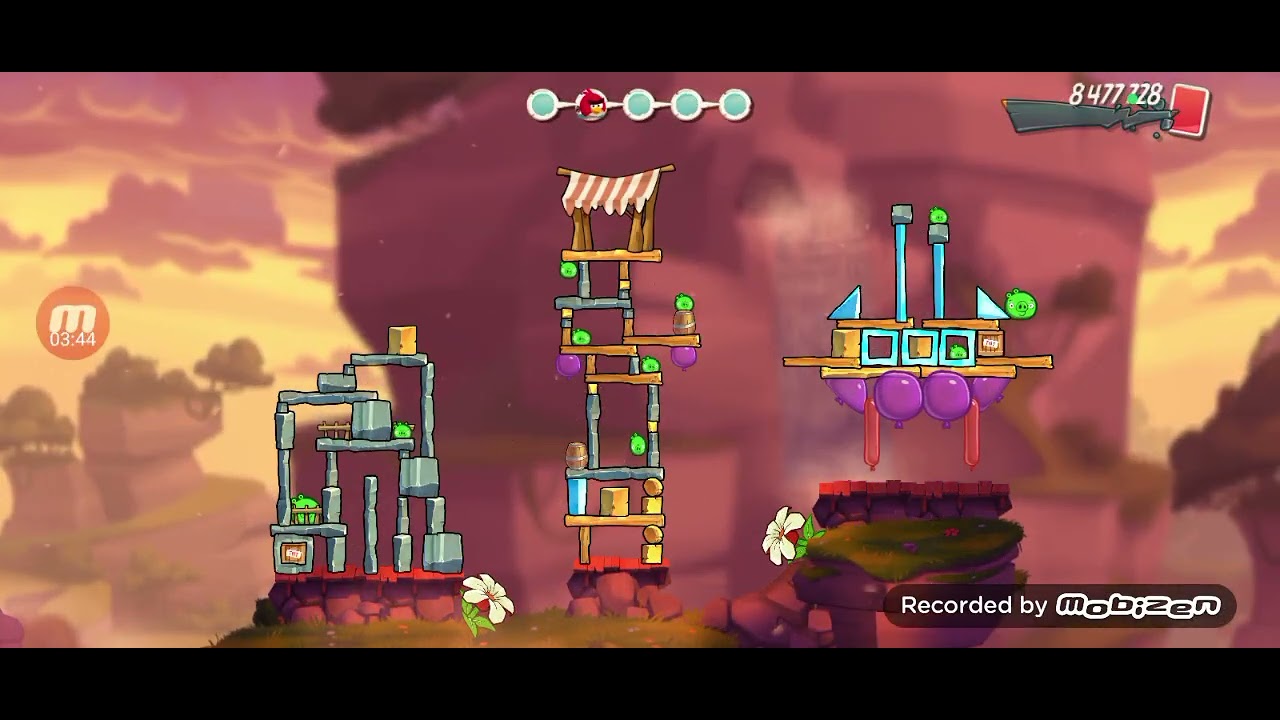 Победил босса в игре Angry Birds 2