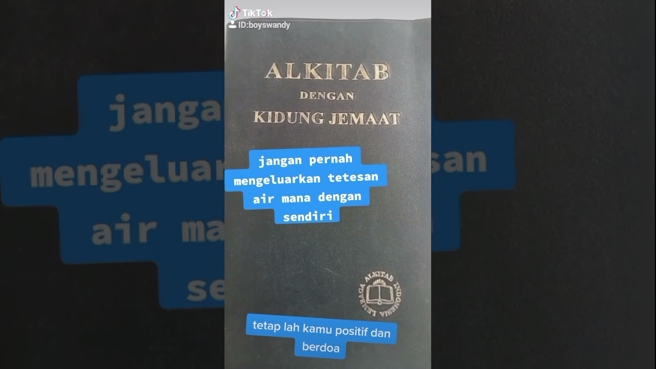 Renungan pagi #bacaalkitab