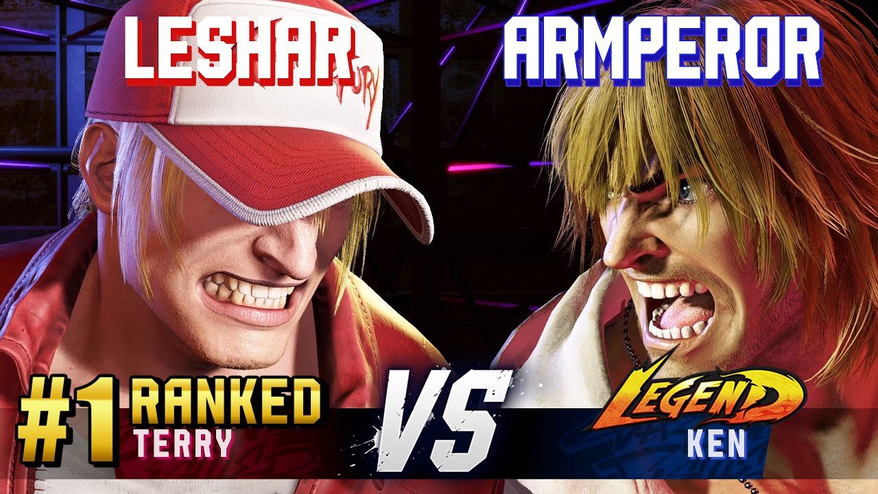 SF6 ▰ LESHAR (#1 Ranked Terry) vs ARMPEROR (Ken) ▰ High Level Gameplay