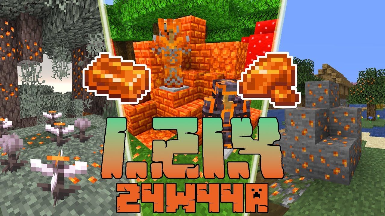 Minecraft 1.21.4: [Snapshot 24w44a] Co Nowego? NOWY SUROWIEC: ŻYWICA! SPADAJĄCE LIŚCIE! NOWE KWIATY!