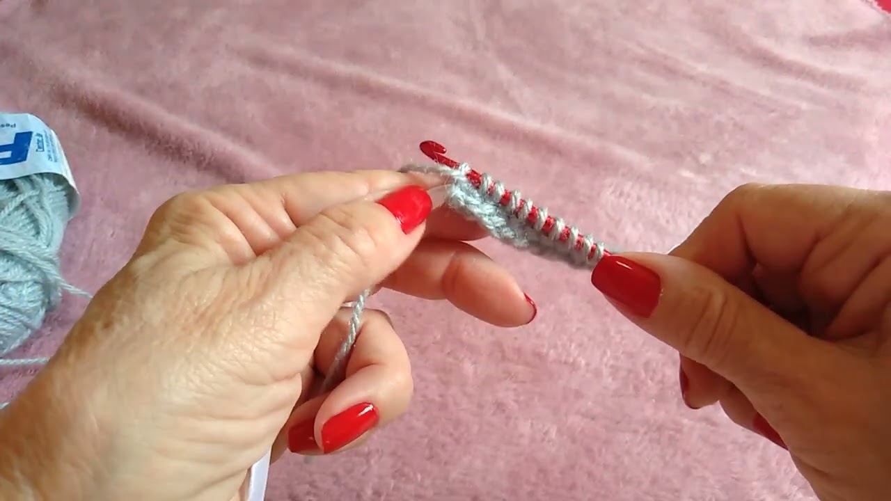 Como fazer Gorro enviesado com a técnica do Knooking/ tutorial Mariza Miziara