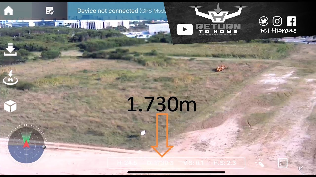 Long Range com Drone L106 Pro - Teste de Distância