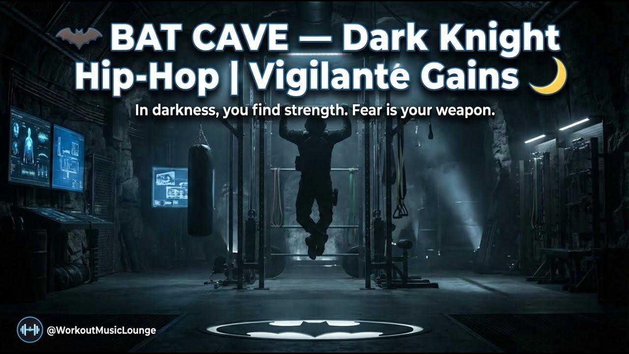 🦇 BAT CAVE — Dark Knight Hip-Hop | Vigilante Gains 🌙