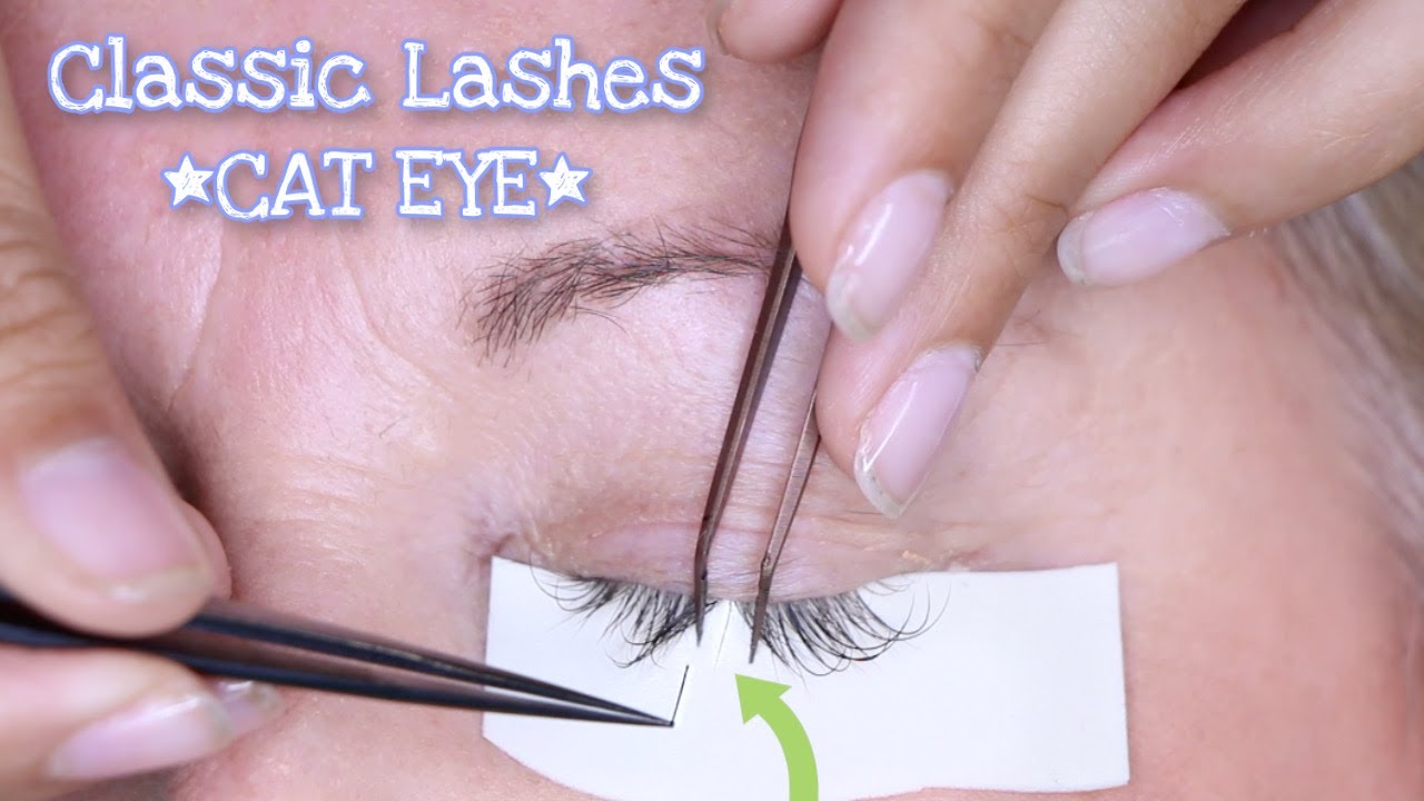 HOW TO: Classic Lashes *CATEYE* tutorial for beginners