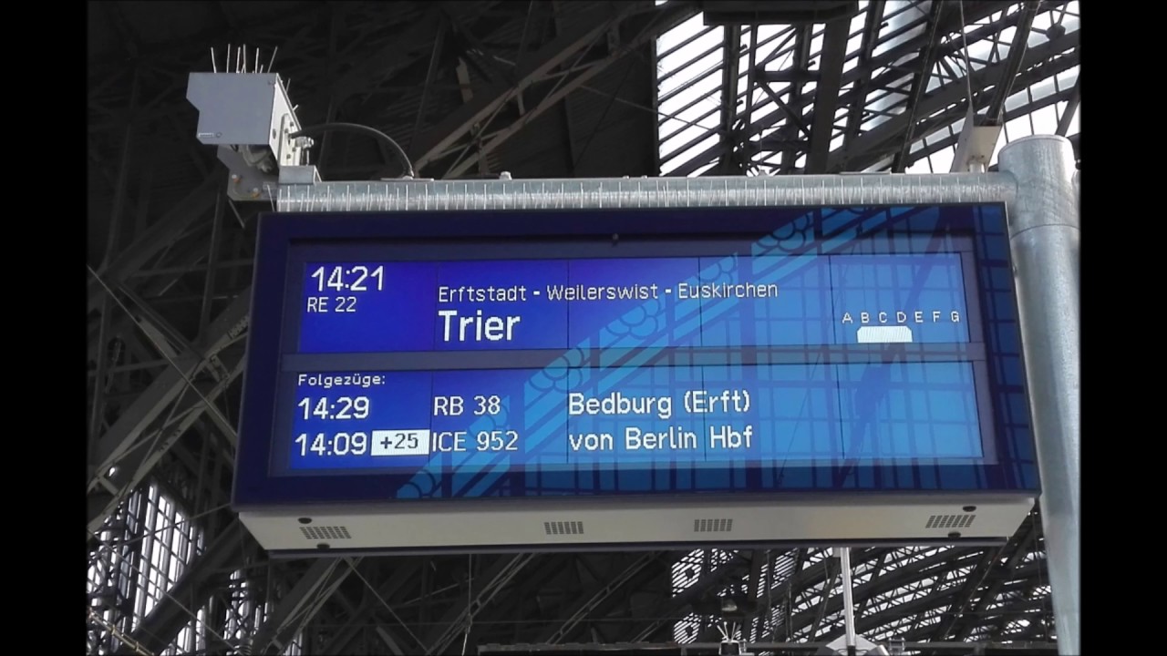 Blechelse aus Köln Hbf