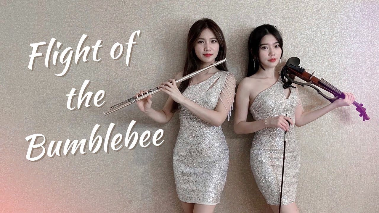 《大黃蜂的飛行 Flight of the bumblebee》Violin and Flute version｜cover by 長笛琴人