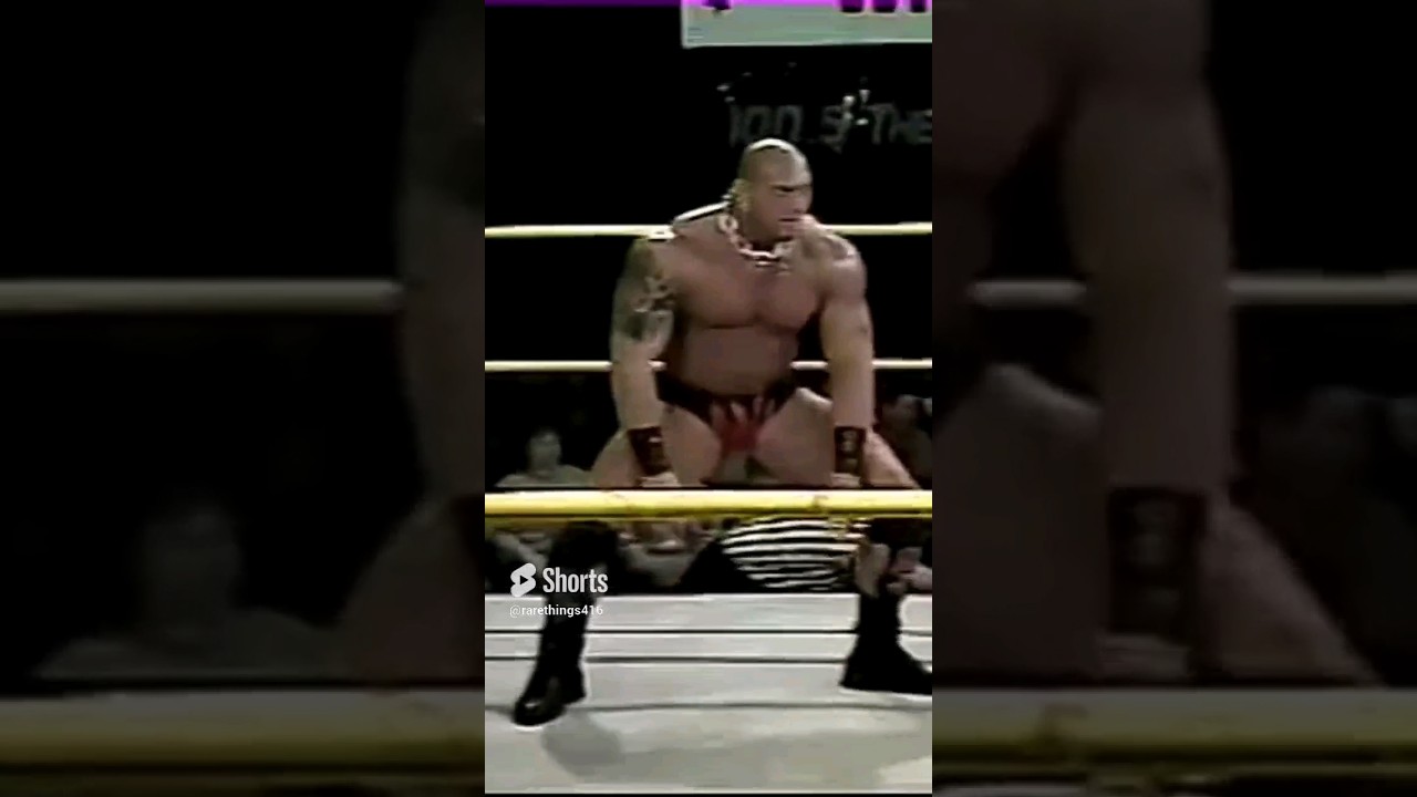 Brock Lesnar And Shelton Benjamin Destroy Batista by Double Rockbottom but Batista Scarry Standing 😳