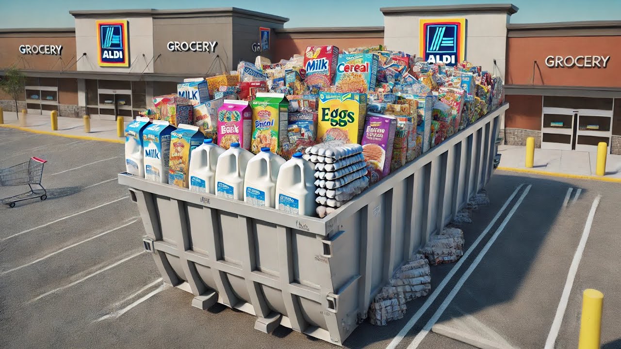 Поиск мусорных контейнеров в Aldi #787