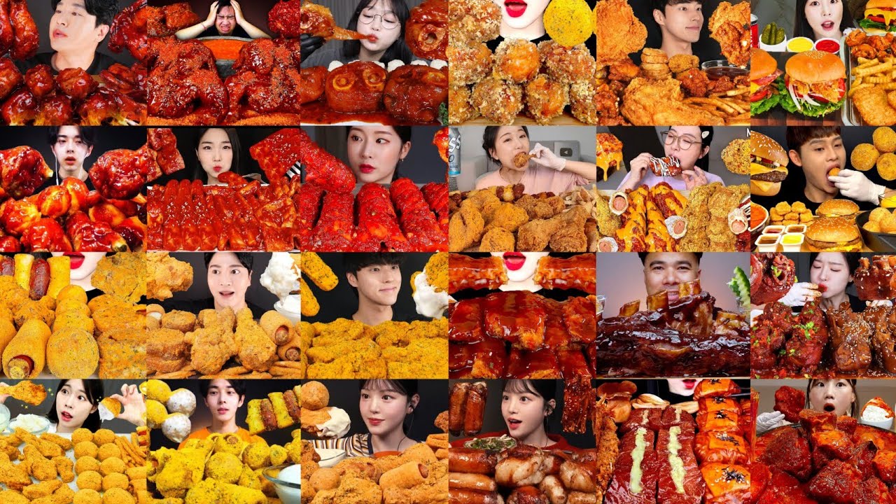2× SPEED EATING SOUND | BEST KOREAN MUKBANG COMPILATION | 4 VIDÉO IN 1 KOREAN MUKBANG | FOOD EATING