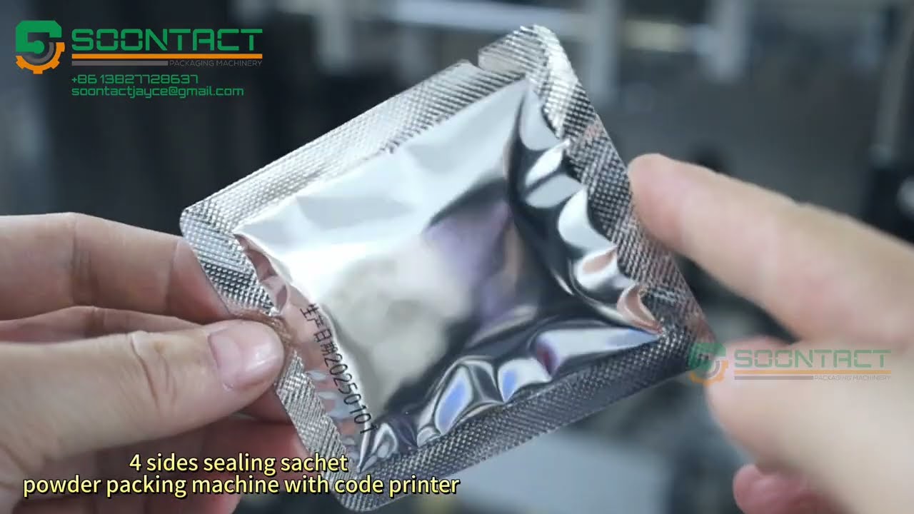 4 sides sealing sachet powder packing machine | 30~70bags/min powder vertical packing machine