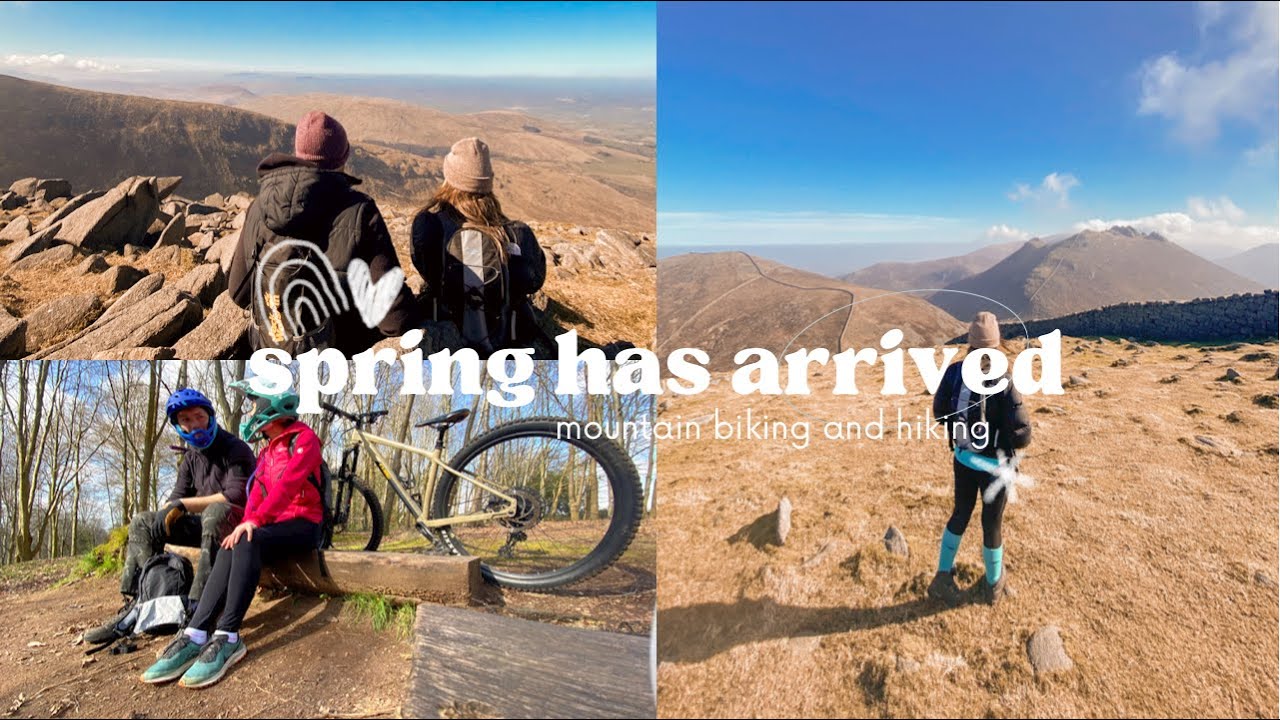 windy hike in the mournes and mountain biking | it's feeling like spring
